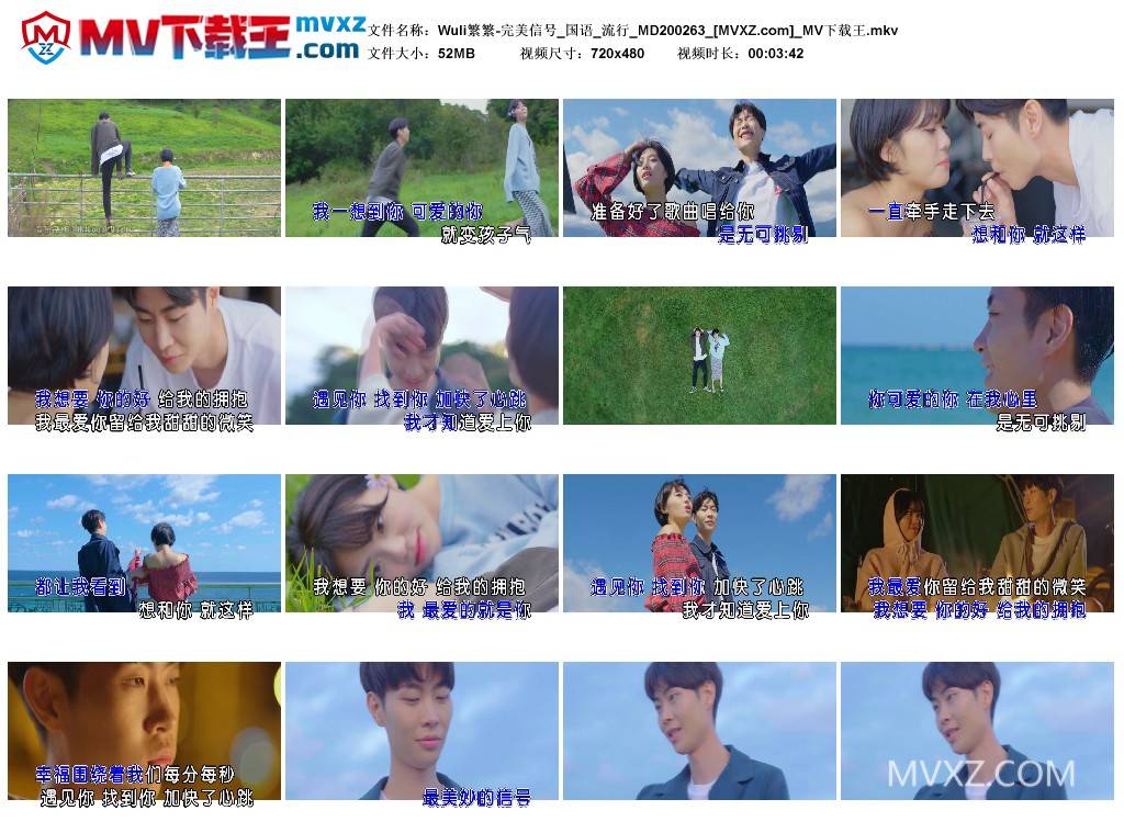 Wuli繁繁-完美信号_国语_流行_MD200263